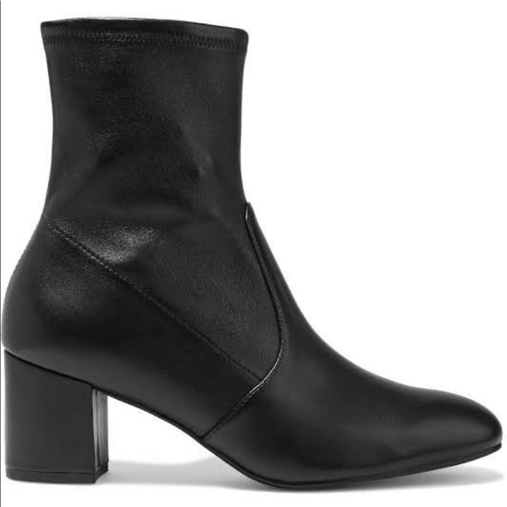 Stuart Weitzman Midland Ankle Booties 3” Block Heel